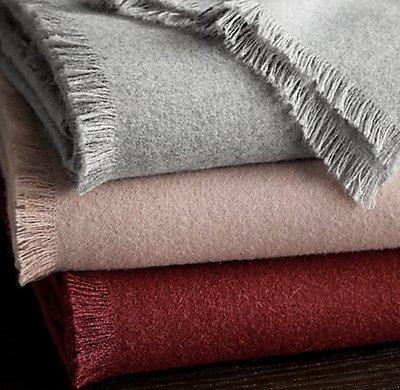 Suri Alpaca Eyelash Throw Restoration Hardware