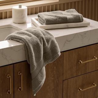Plush Organic Hand Towel, Set of 2