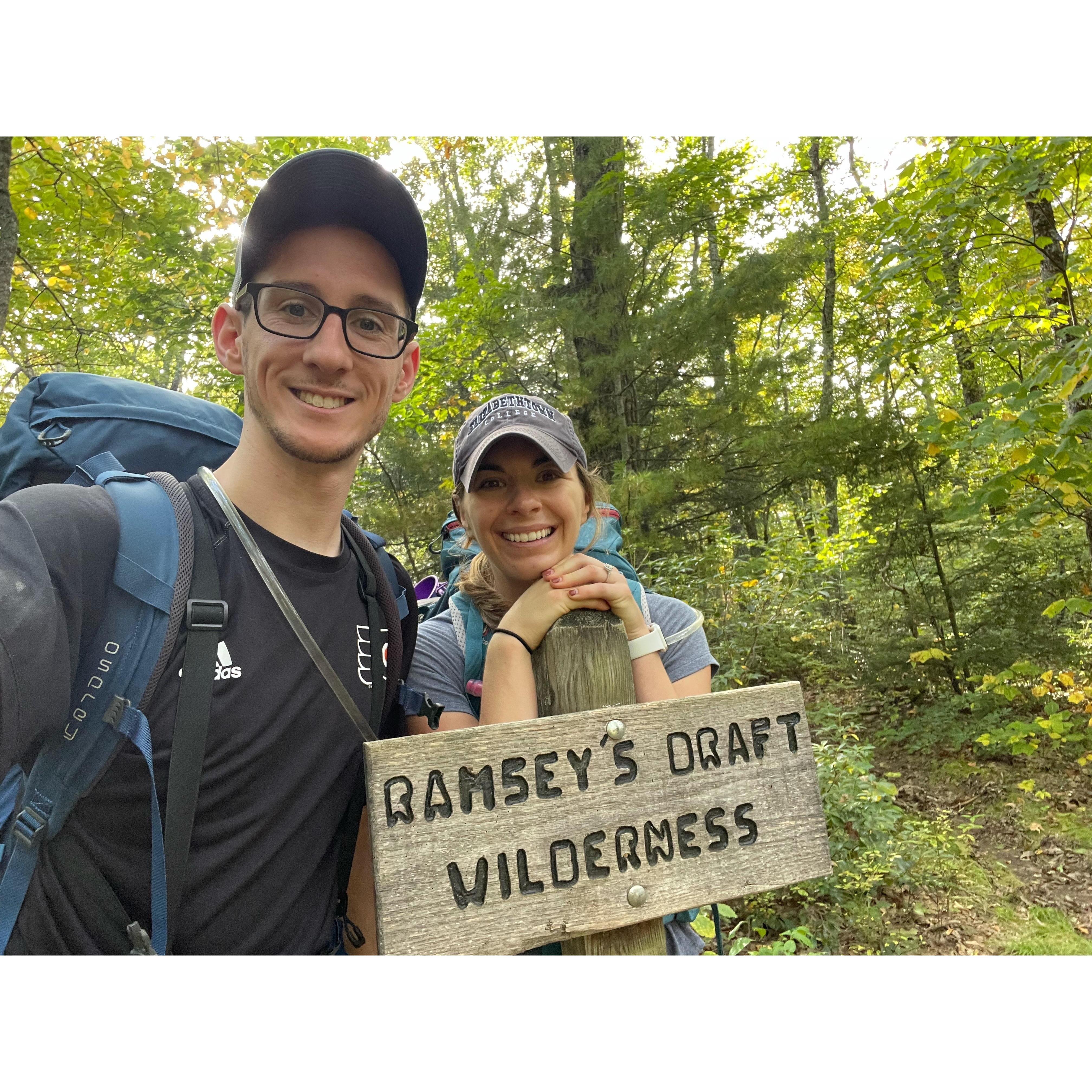 Backpacking trip in West Virginia