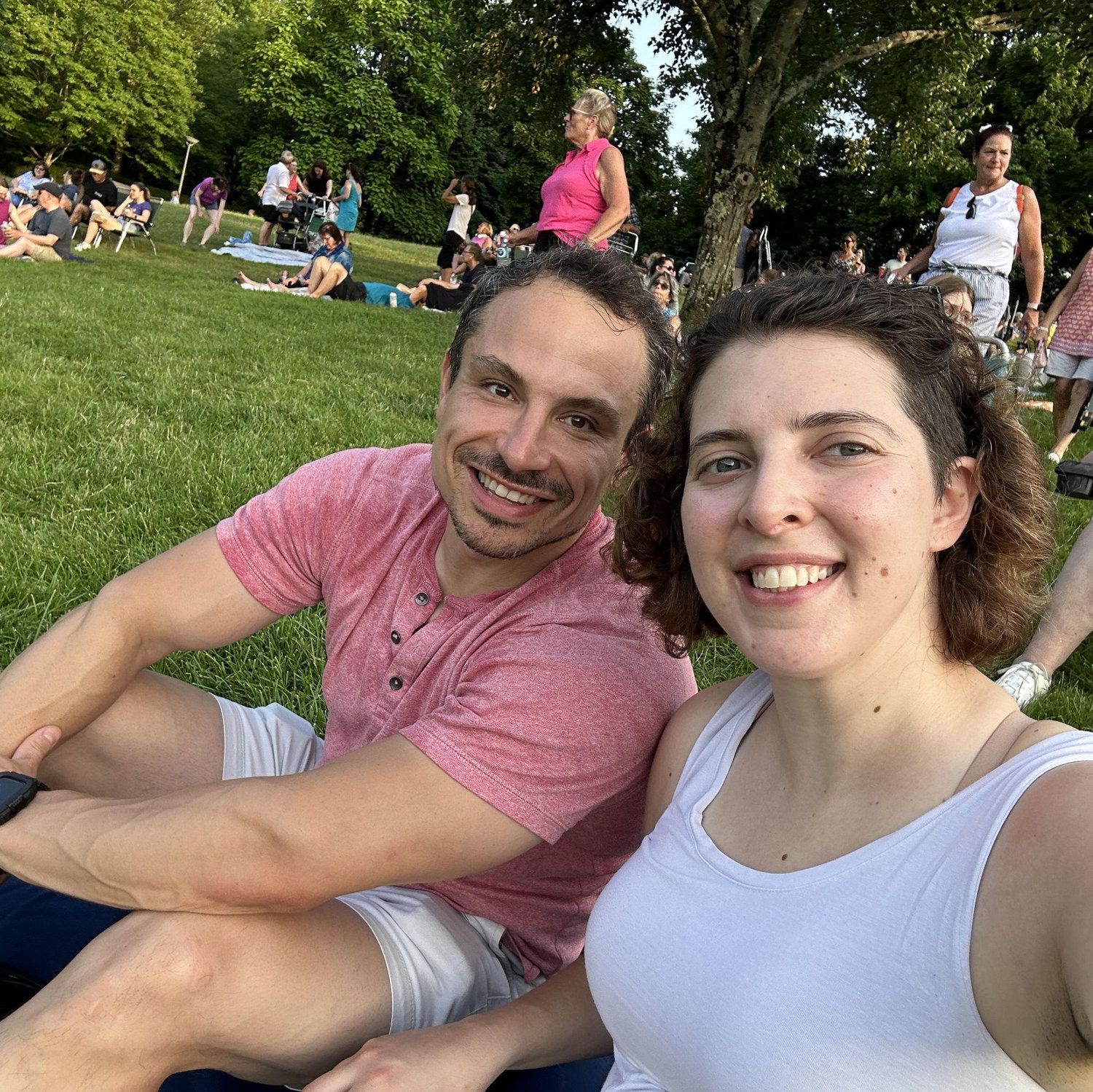 Sarah brought Jesse to see James Taylor at Blossom Music Center!