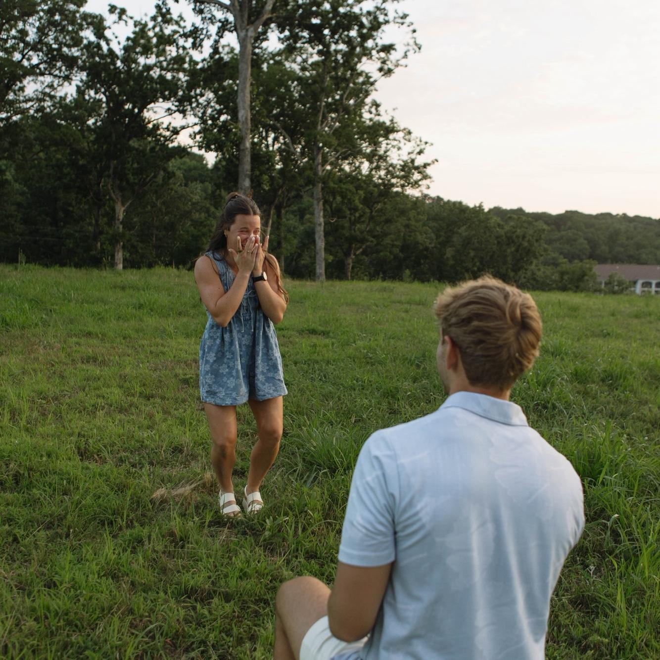 Tears of joy, can't wait to say "I Do!"