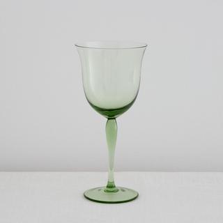 Green Goblet Wine Glass 4-Piece Set