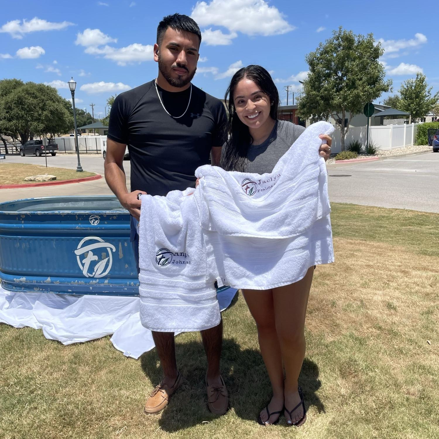 August 18, 2023, the day we publicly declared living our lives for Christ. ✝️🤍