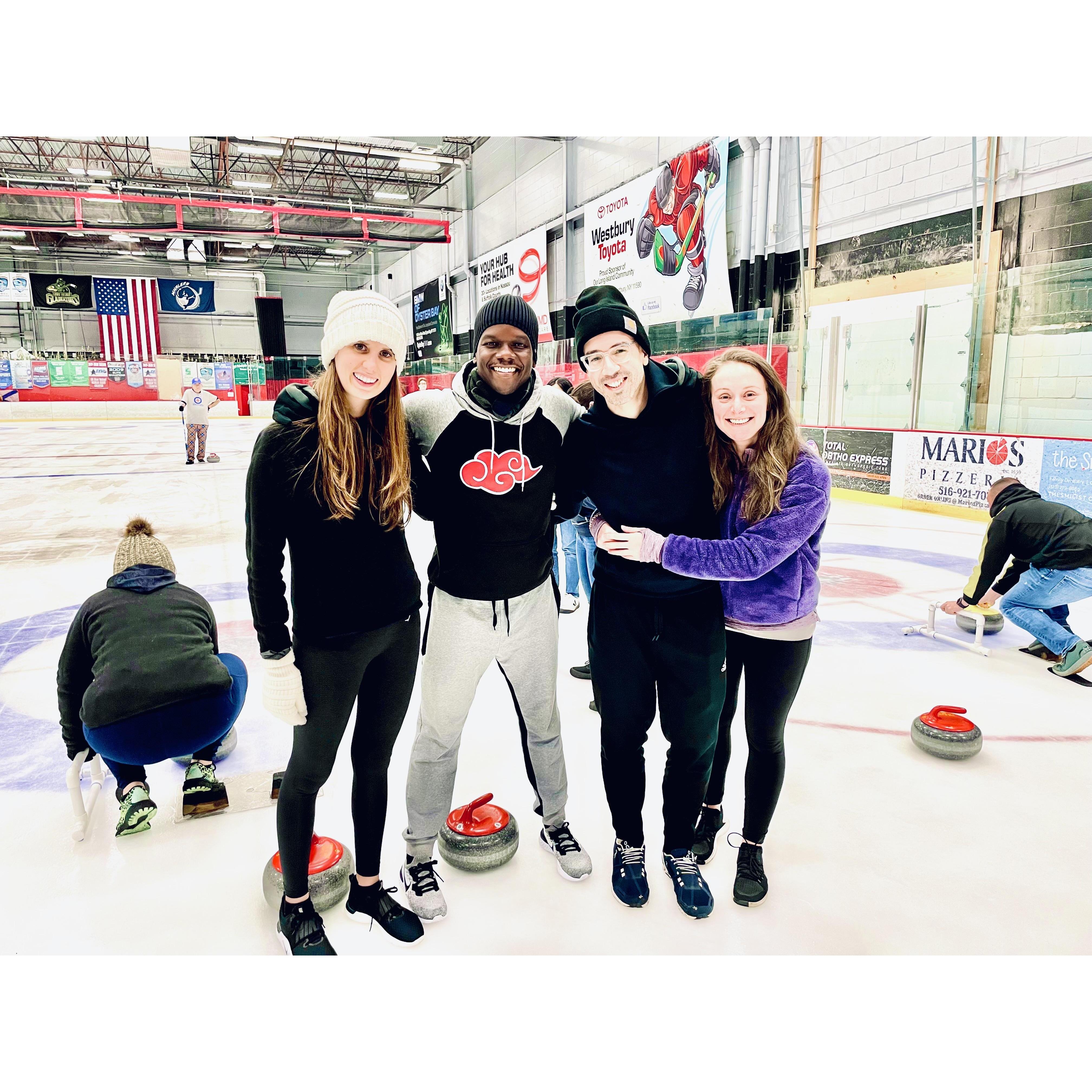 Curling lessons in Long Island.