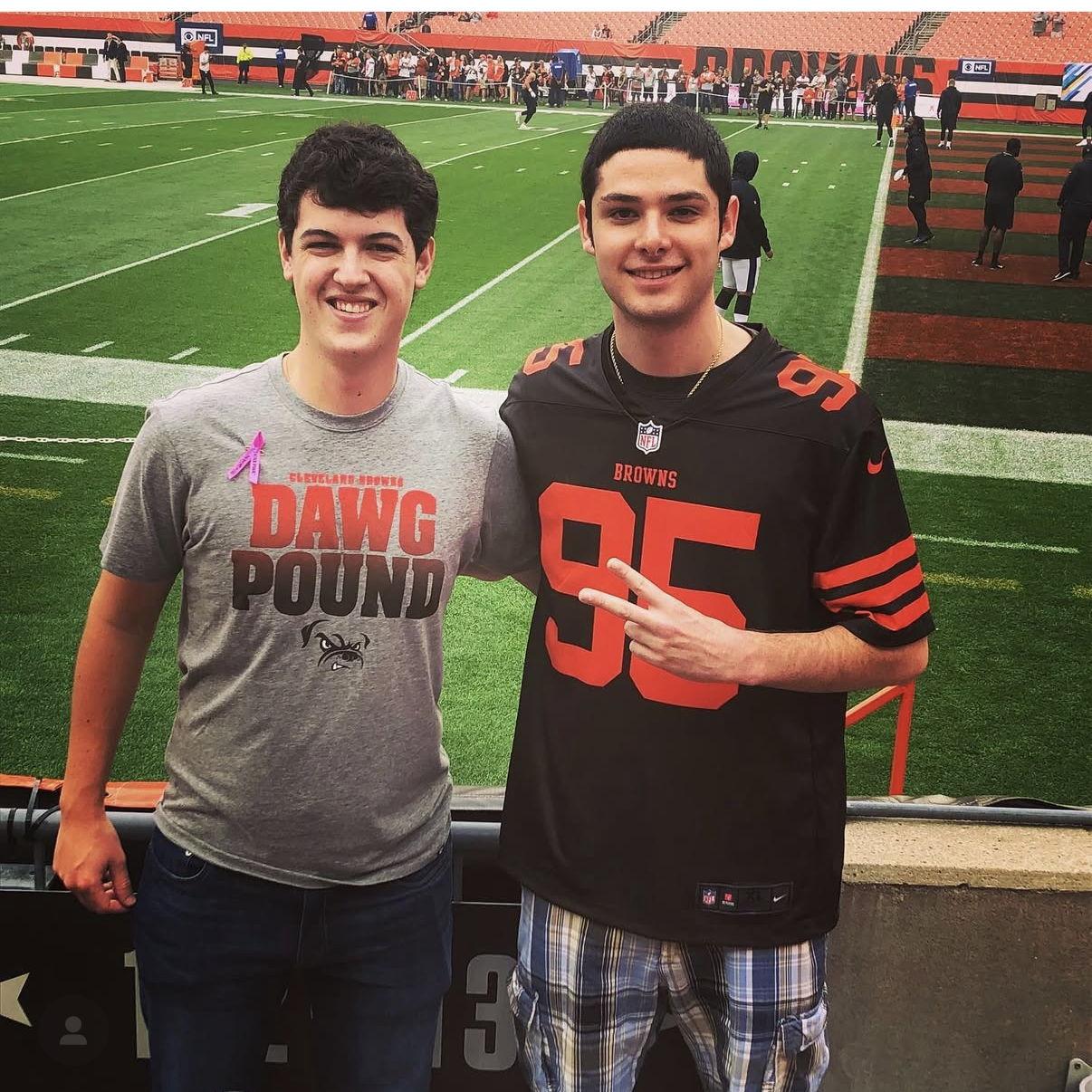 Patrick and Best man Ryan in 2021