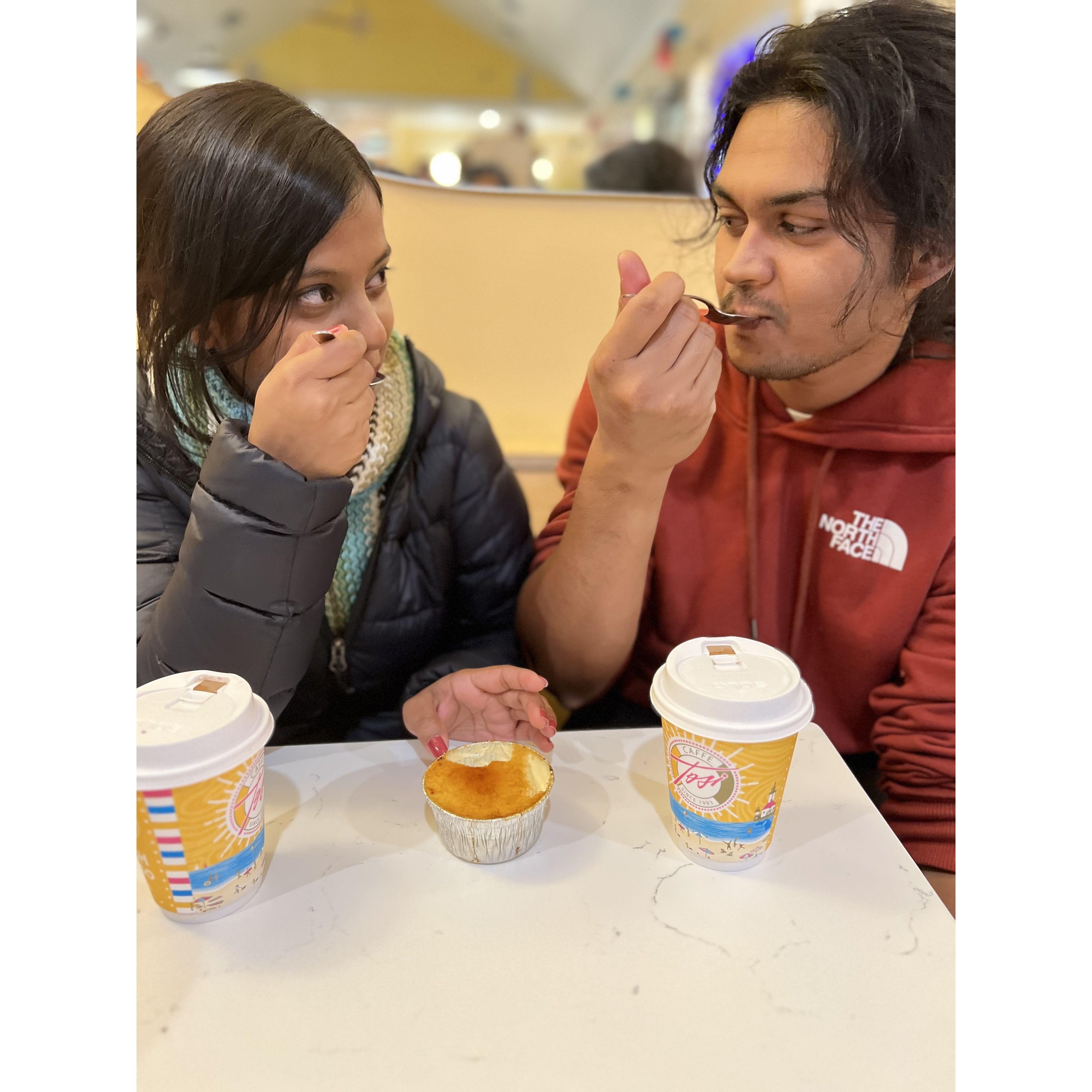On our second meet in Michigan. On this visit we decided to start dating and also announced officailly