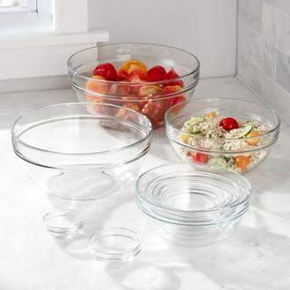 Glass Nesting Bowl 10-Piece Set