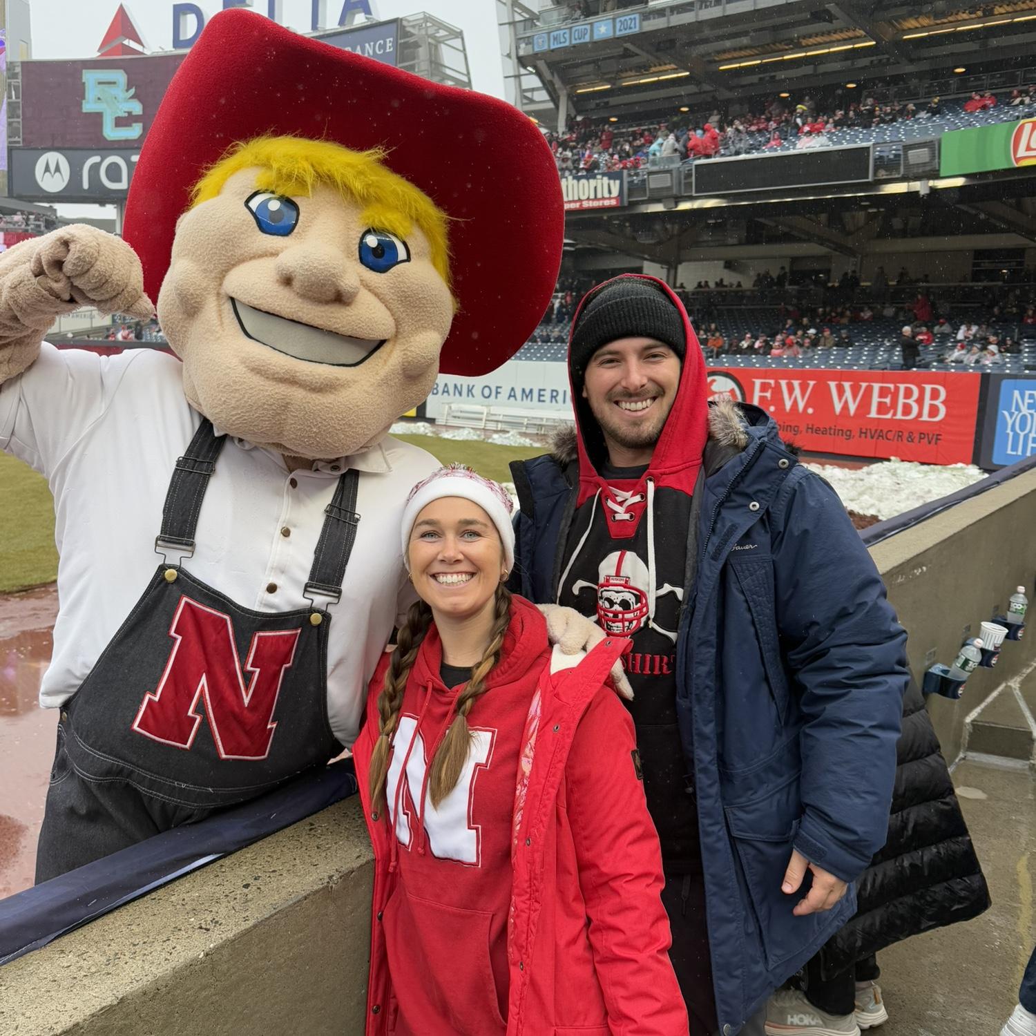 Husker game at Yankee Stadium
