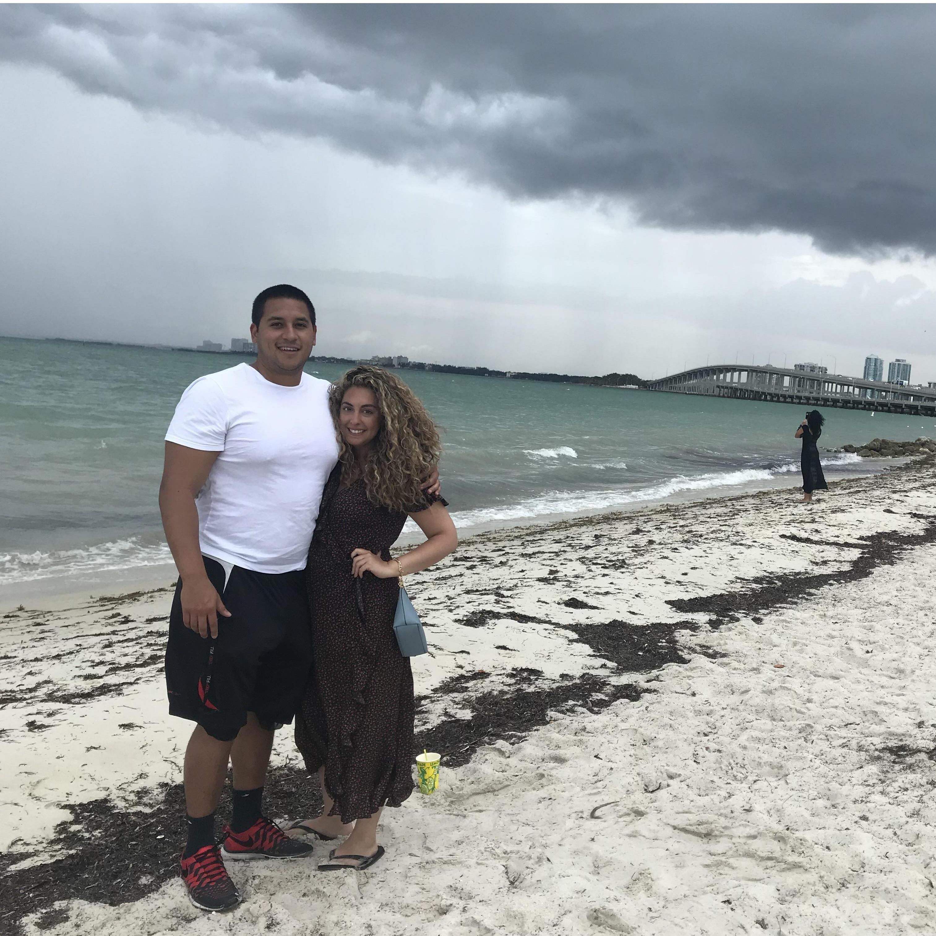 This was the first time I went to Enzo's hometown in Miami to meet his family & friends. We were only together for a few months, but we both knew we wanted to marry each other.