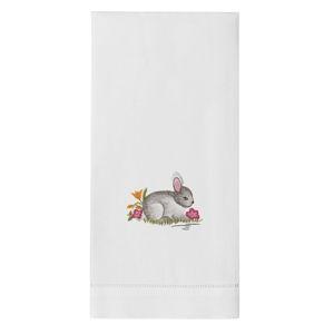Bunny Gray Hand Towel