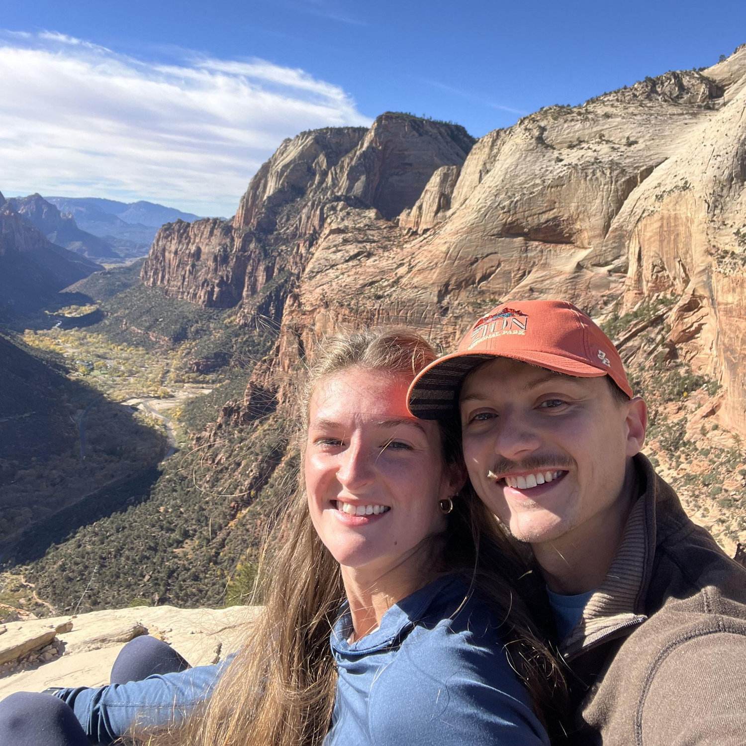 Our favorite hike. Angel's Landing in Zion National Park