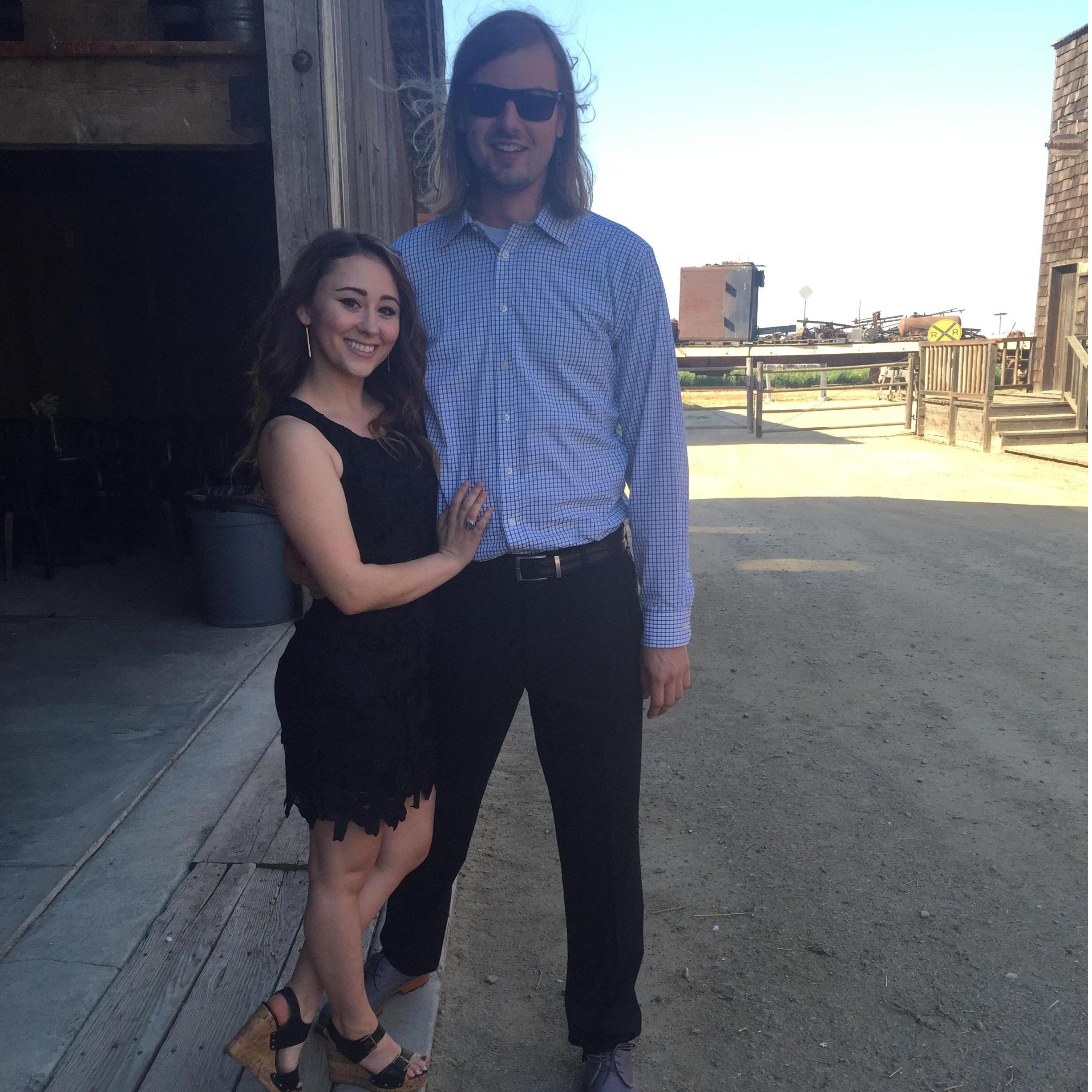The 1st wedding we attended together, and now Amanda and Matt will get to come to ours1