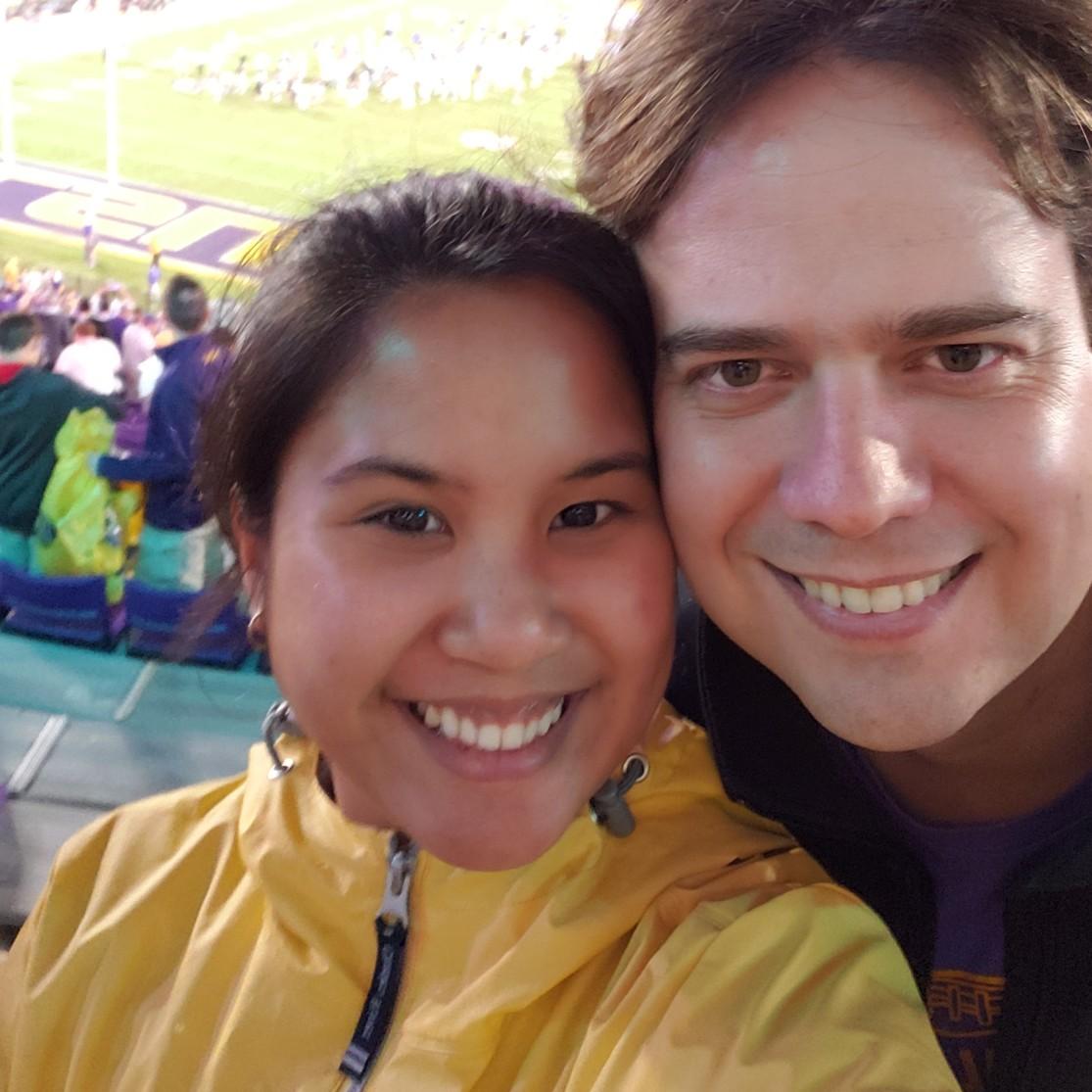 Our first LSU football game together!