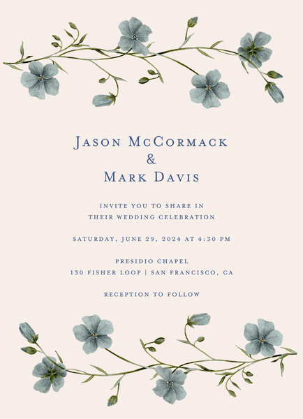 Winstead Portrait | Linen | Zola Wedding Invitations