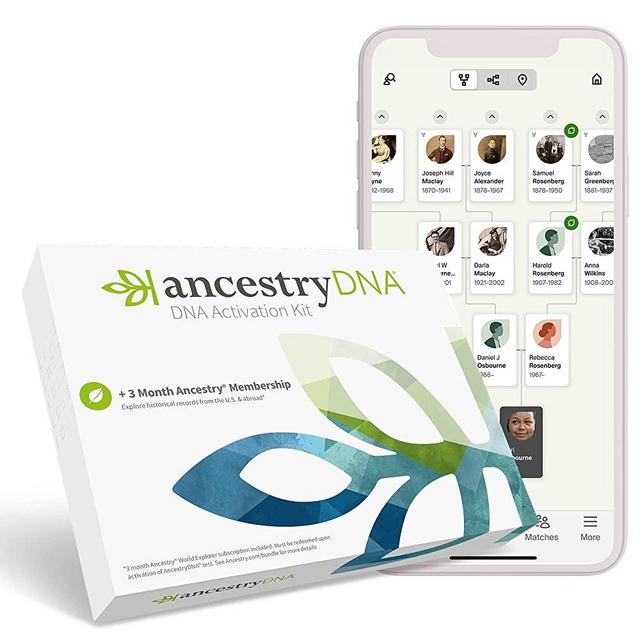 AncestryDNA: Genetic Ethnicity Test + 3-Month Ancestry World Explorer Membership