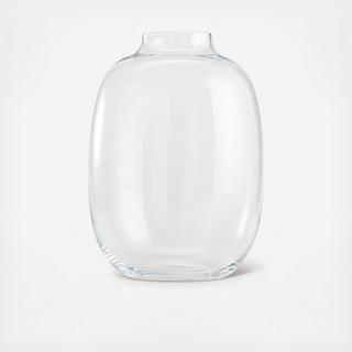 Laurel Round Clear Vase