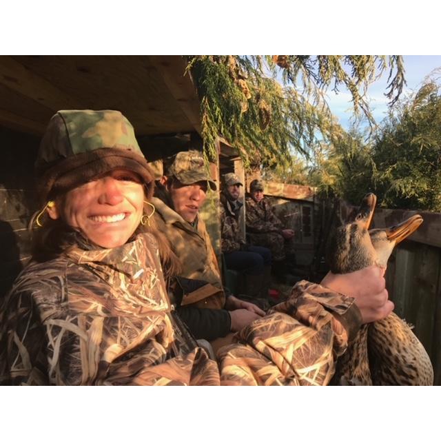 Kelly's first hunt with the Smith guys!