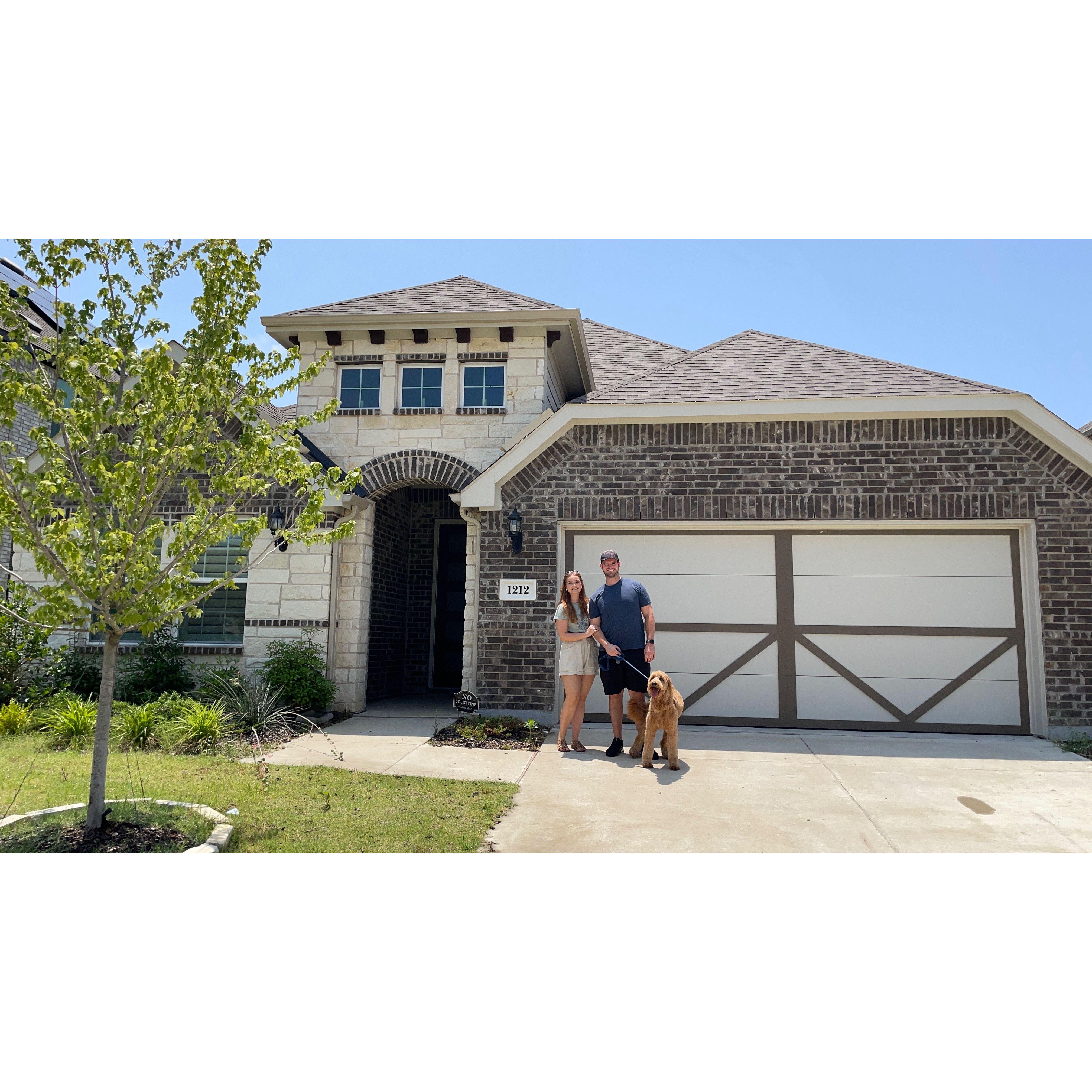 Bought our first house together