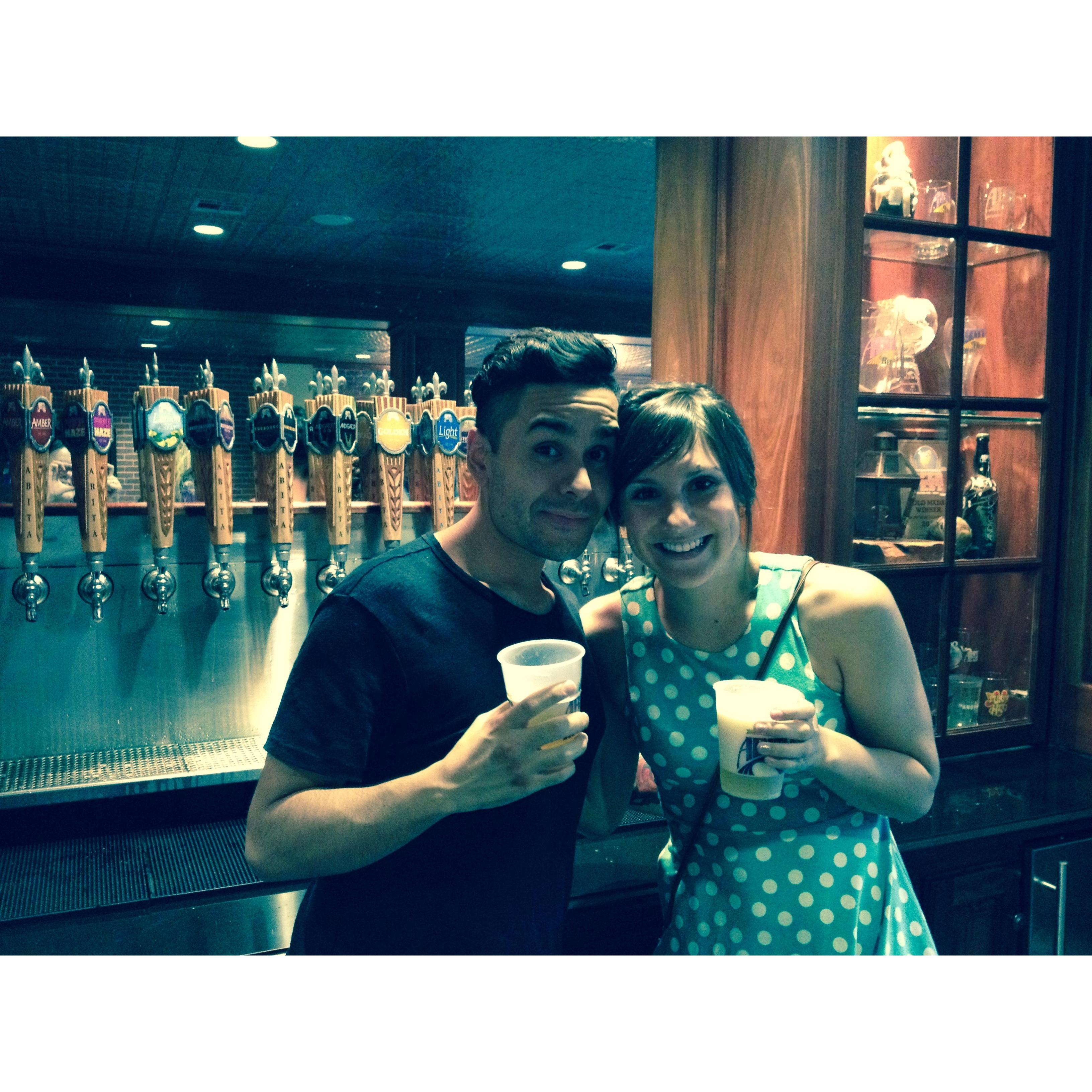 Fun times at the Abita Brewery in Louisiana.