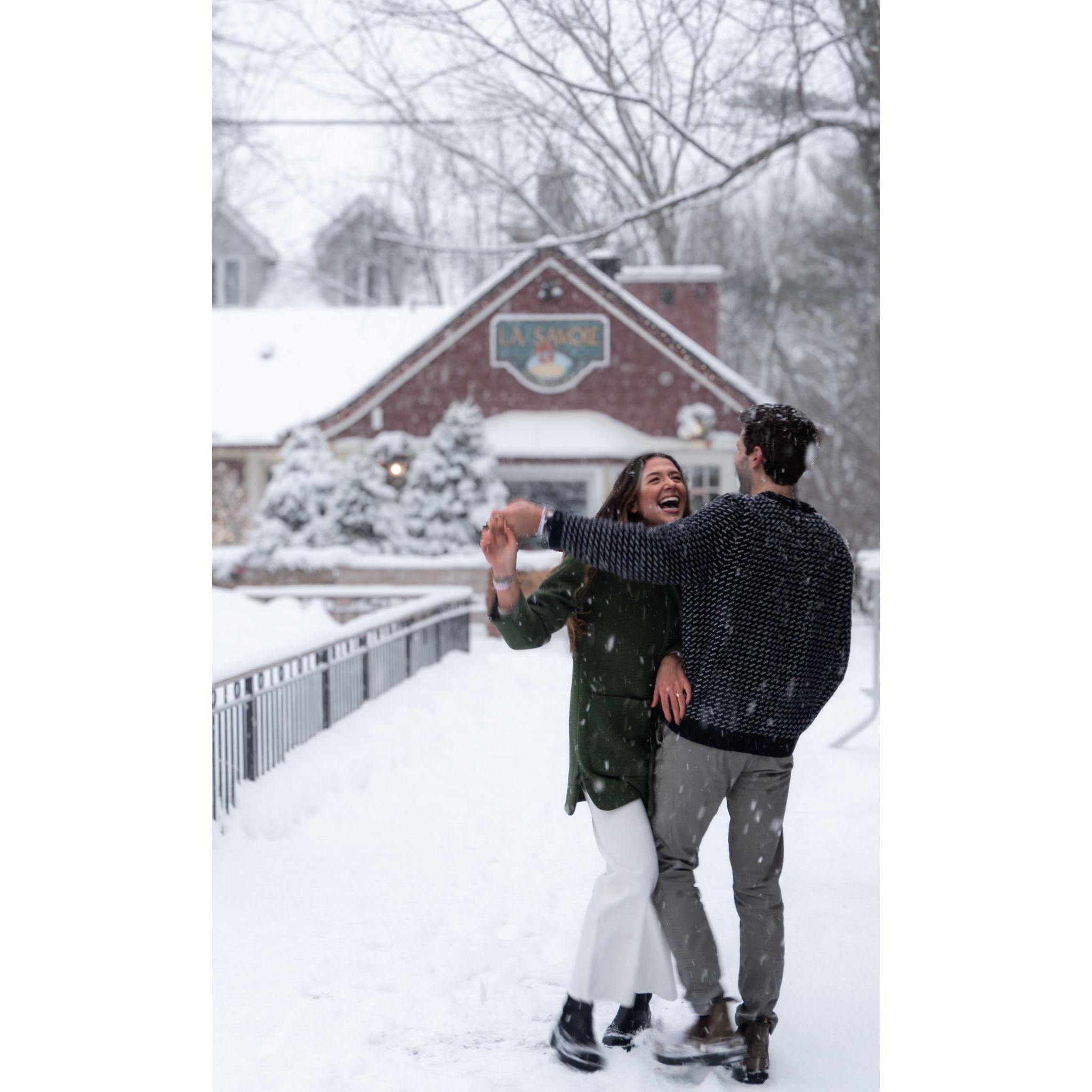 Engagement shoot in Mont Tremblant, QC
