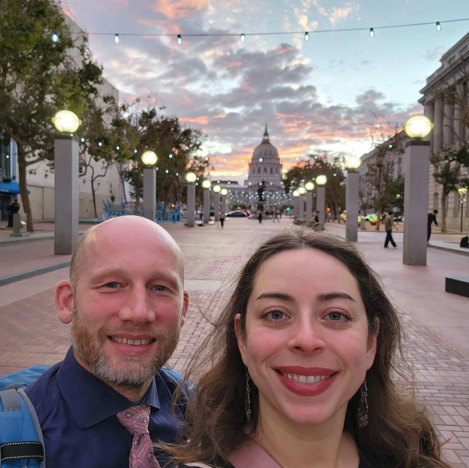 On our way to datenight at the SF Opera.