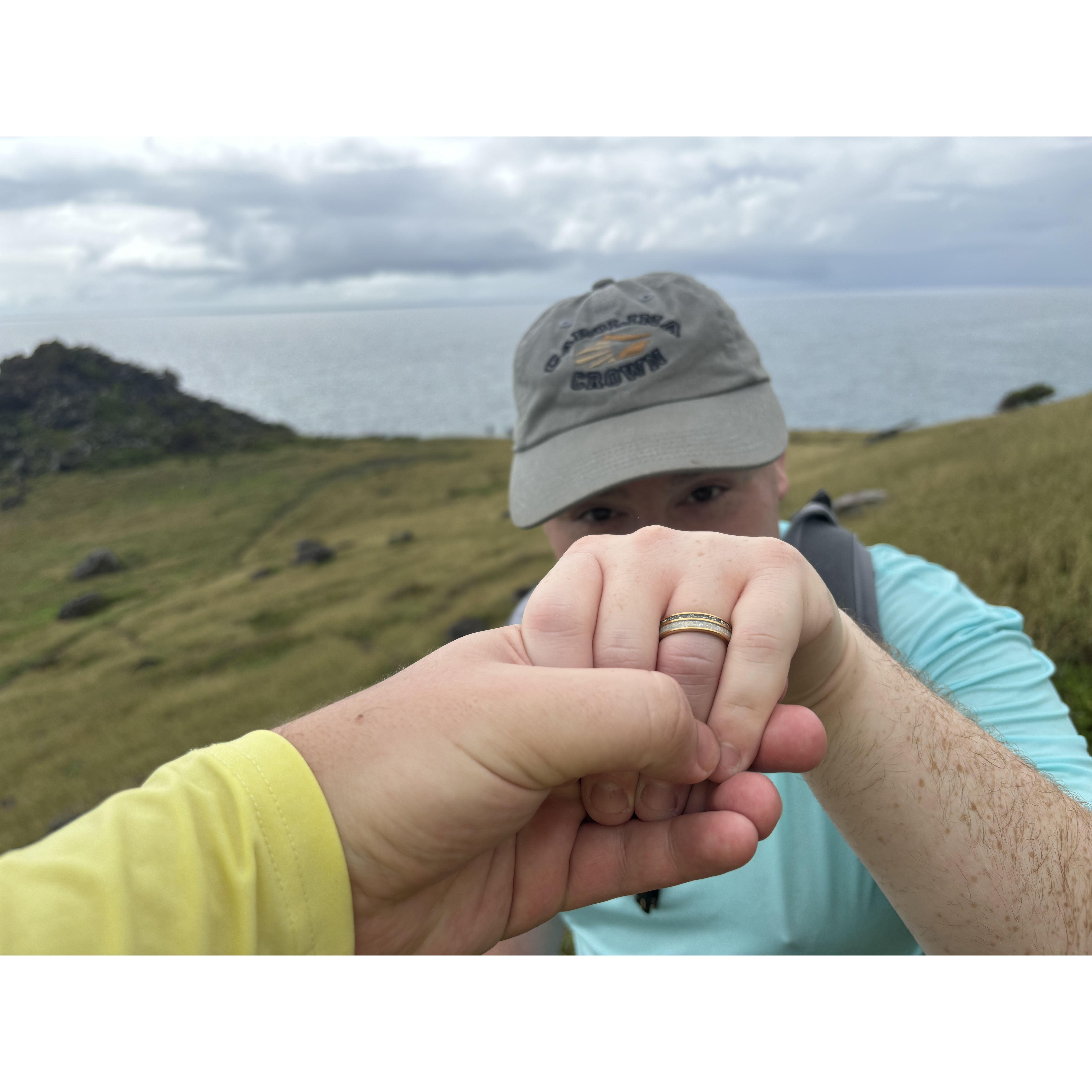 We got engaged on the island of Saint Martin! February 23, 2024