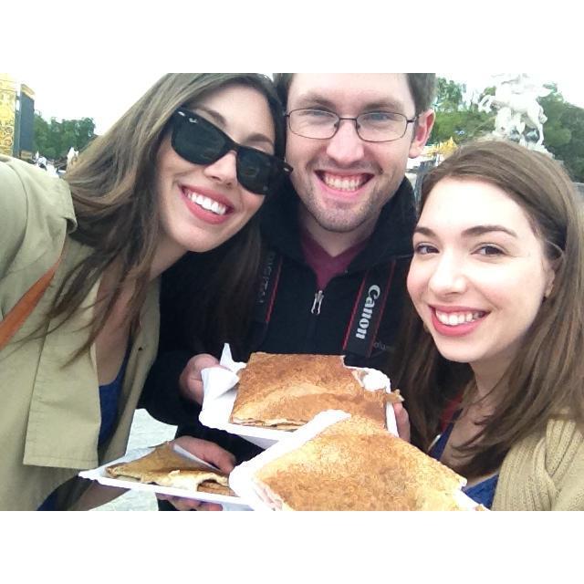 Chloe, Kaitlyn and Derek in Paris. -2012