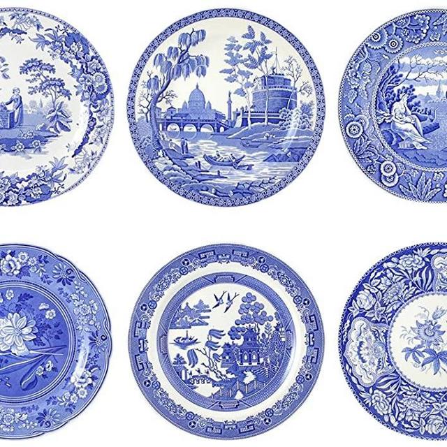 Blue Room Georgian Plates 10.5" Set of 6