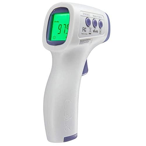 HoMedics Non-Contact Infrared Forehead Thermometer, Fast Accurate Results, High-Fever Alert with 4-in-1 Readings