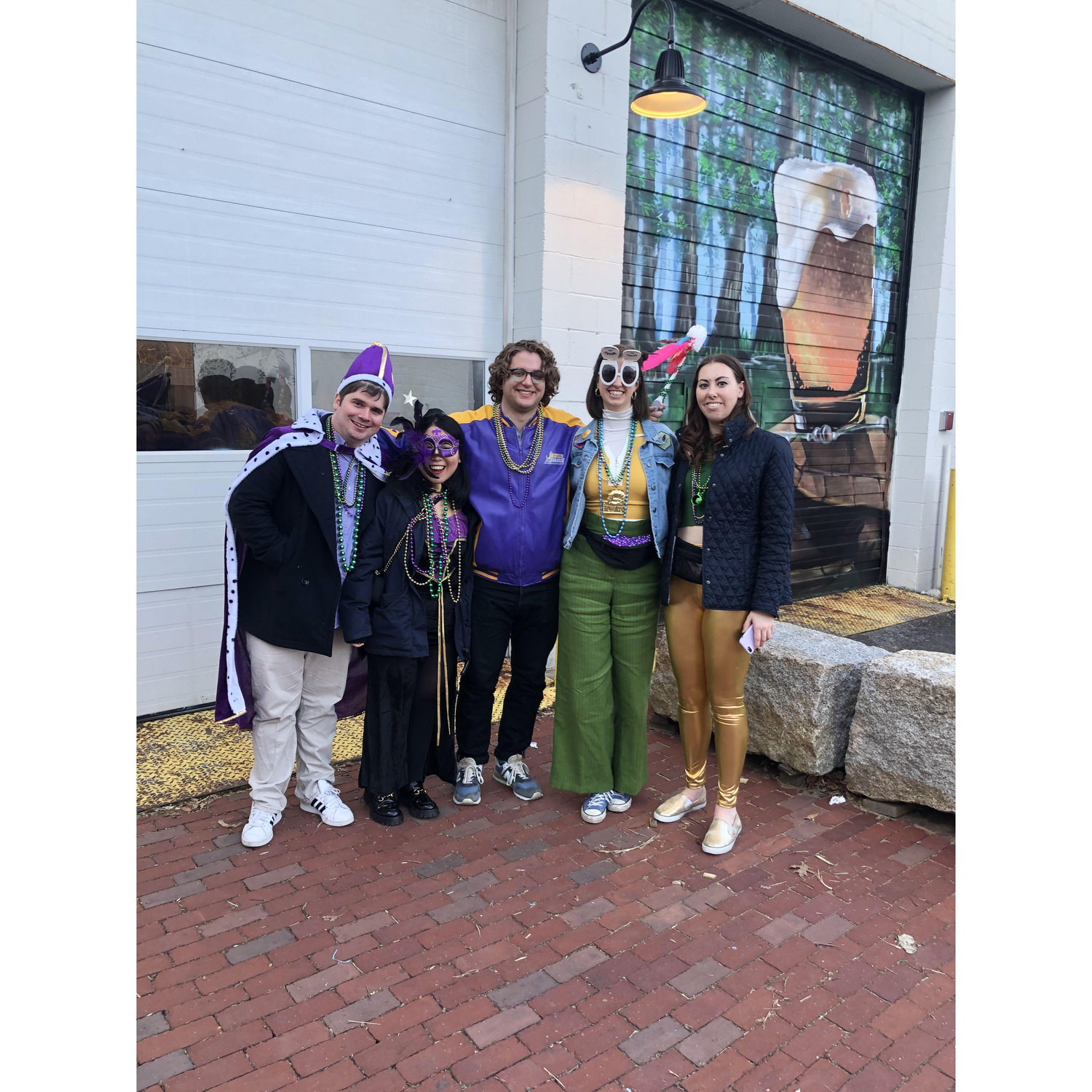 2/22/2020 - Chris' first Mardi Gras celebration, and one of our last outings before COVID-19 arrived.