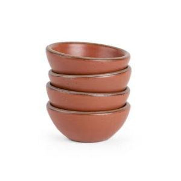 Bitty Bowl 4-pack | color: amaro | East Fork Pottery