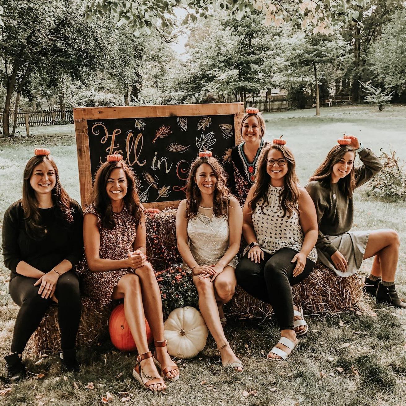 Here are some of the beautiful bridemaids celebrating Lauren's engagement.