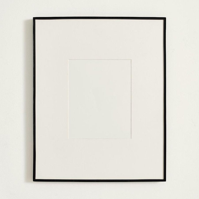 Stowe Modern Metal Frame, 16"X19.75"- Black