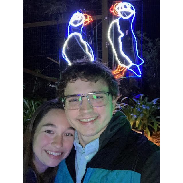 Us with light up puffins.