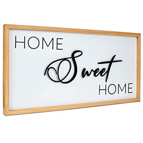 Jade Luxe Home Sweet Home Sign | 3D Metal Cutout Only Sweet Text | Home Sign | Home Sweet Home | Rustic Home Decor | Home Sweet Home Signs Wall Decor | US Brand