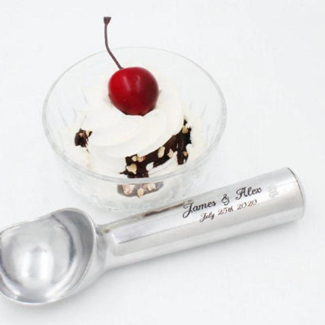 Custom Name Personalized Engraved Ice Cream Scoop