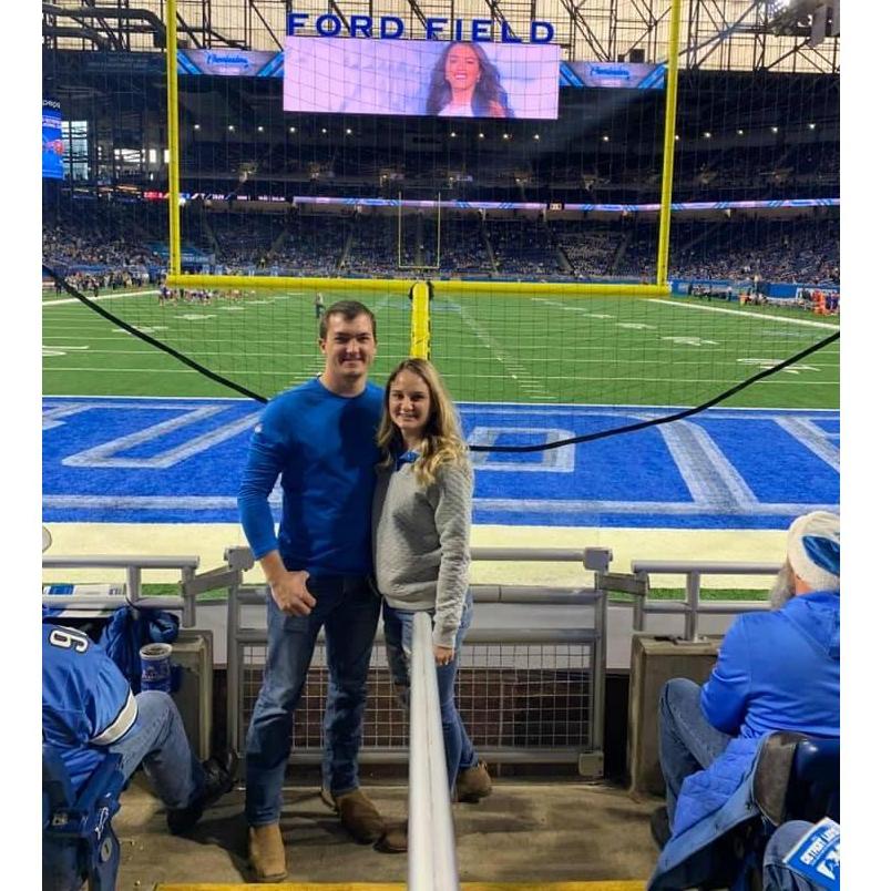 Our attempt at being faithful Lions fans -_-