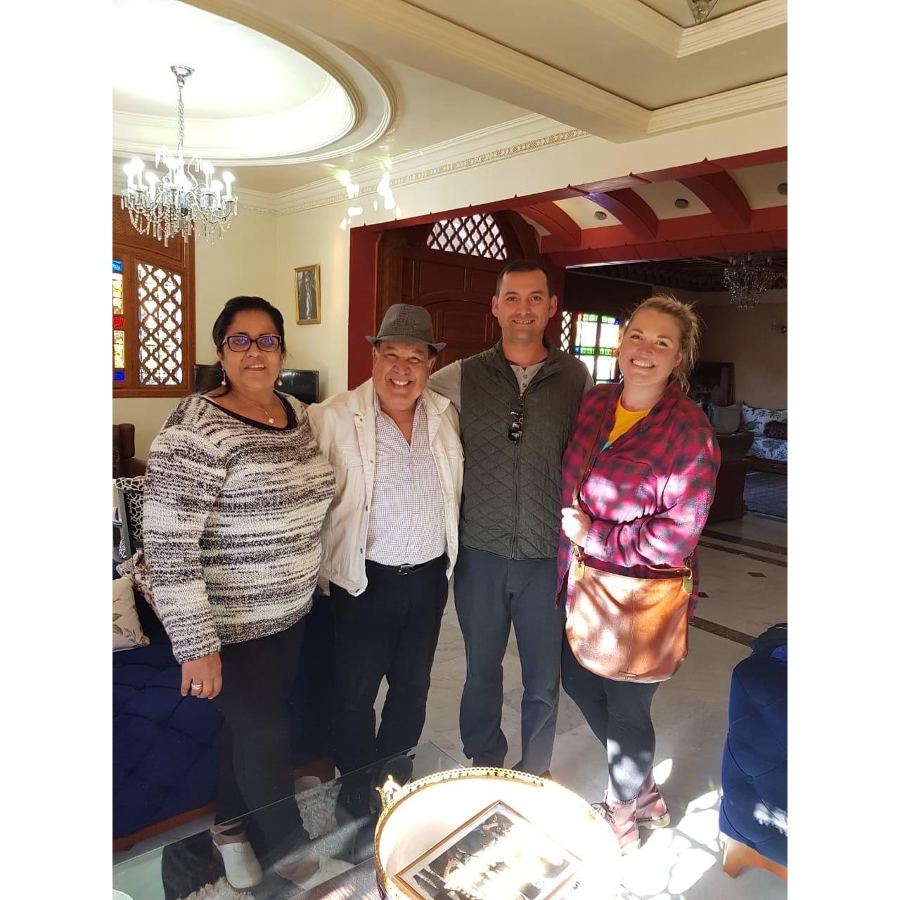 Visiting Amiti Amina and Ami Sidi Mohamed (Rayda's aunt and uncle) in Marrakech, Morroco