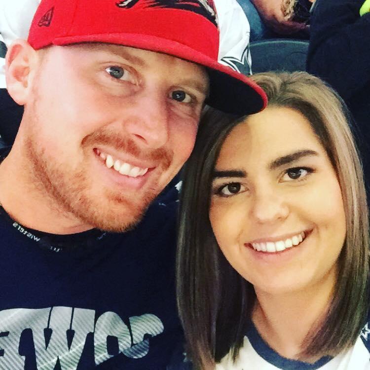 Our second Dallas Cowboys game together. It was about 20 degrees outside and calling for snow in Arlington, TX. Go Boys!!!