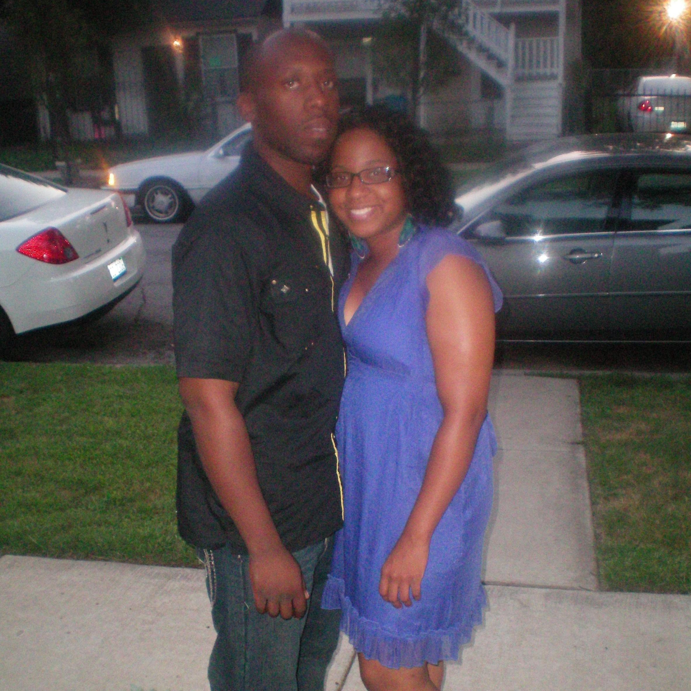Our first picture together as a couple