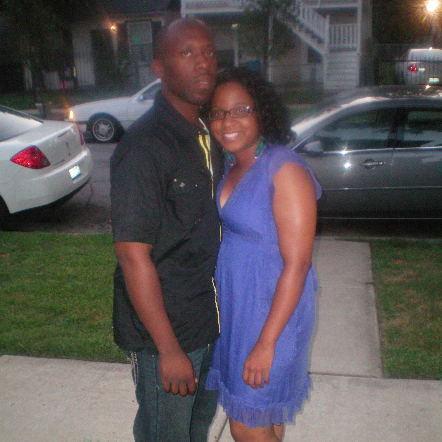 Our first picture together as a couple