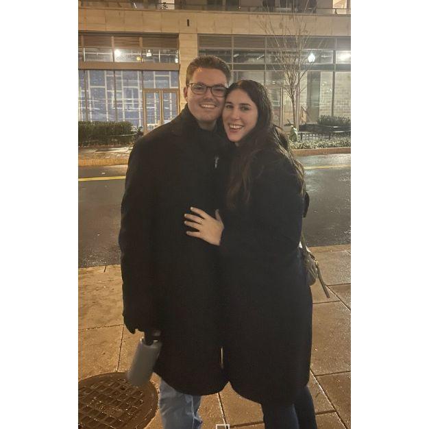 Nicole went to DC to visit Alex on January 27th, 2022. Alex surprised Nicole by asking her to be his girlfriend with a Mickey Mouse nutcracker, a trail of notes, flowers and even a Christmas tree!