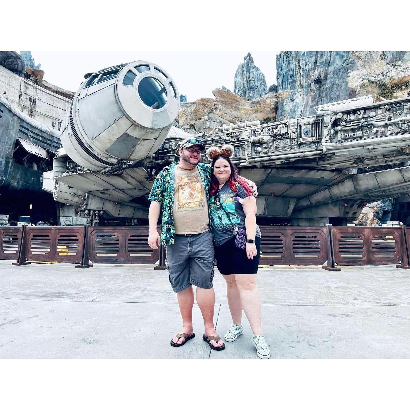 The day we got to spend time on Batuu and drank at Oga's Cantina!