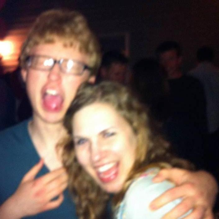 2014: Our first photo together as a couple!