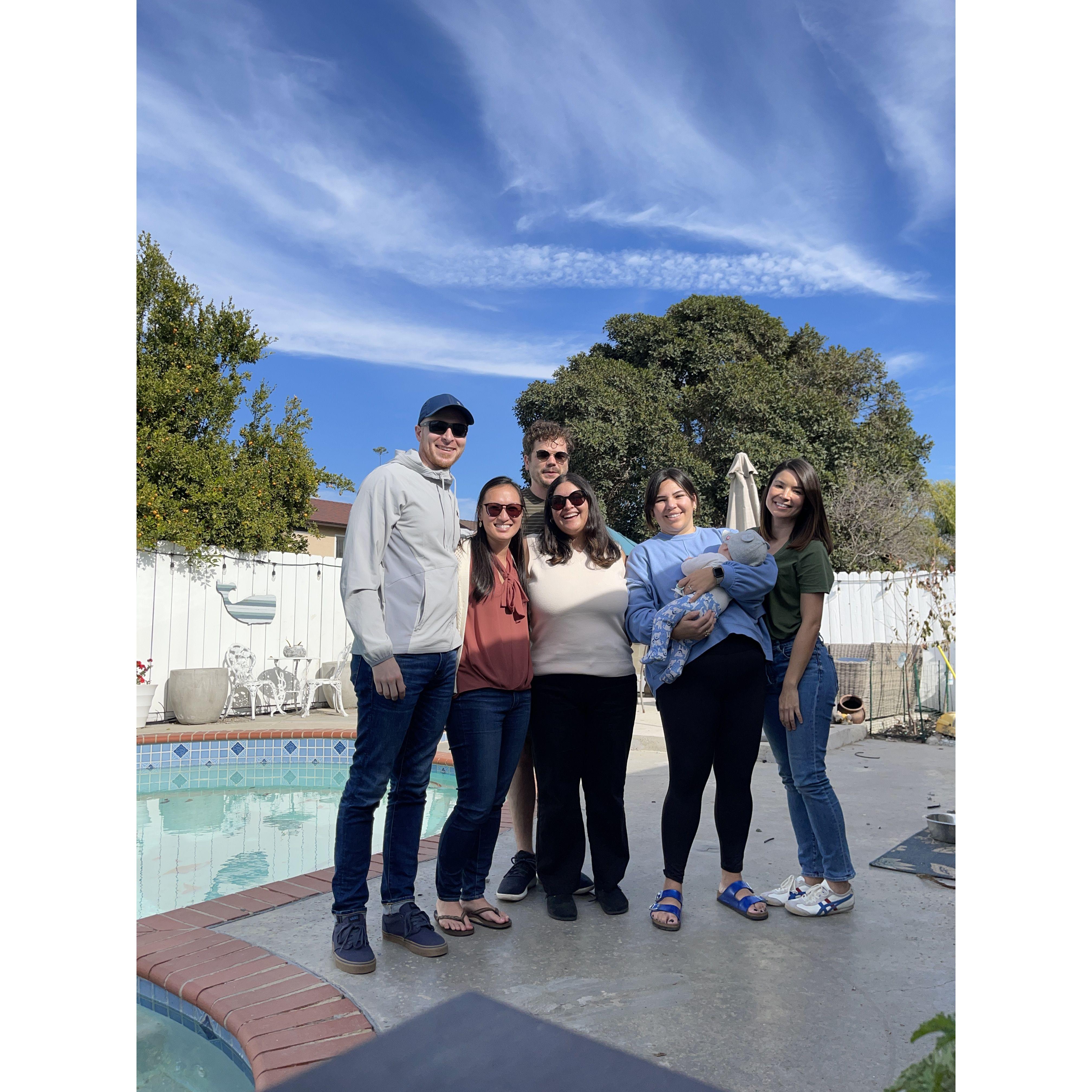 With friends in San Diego, CA