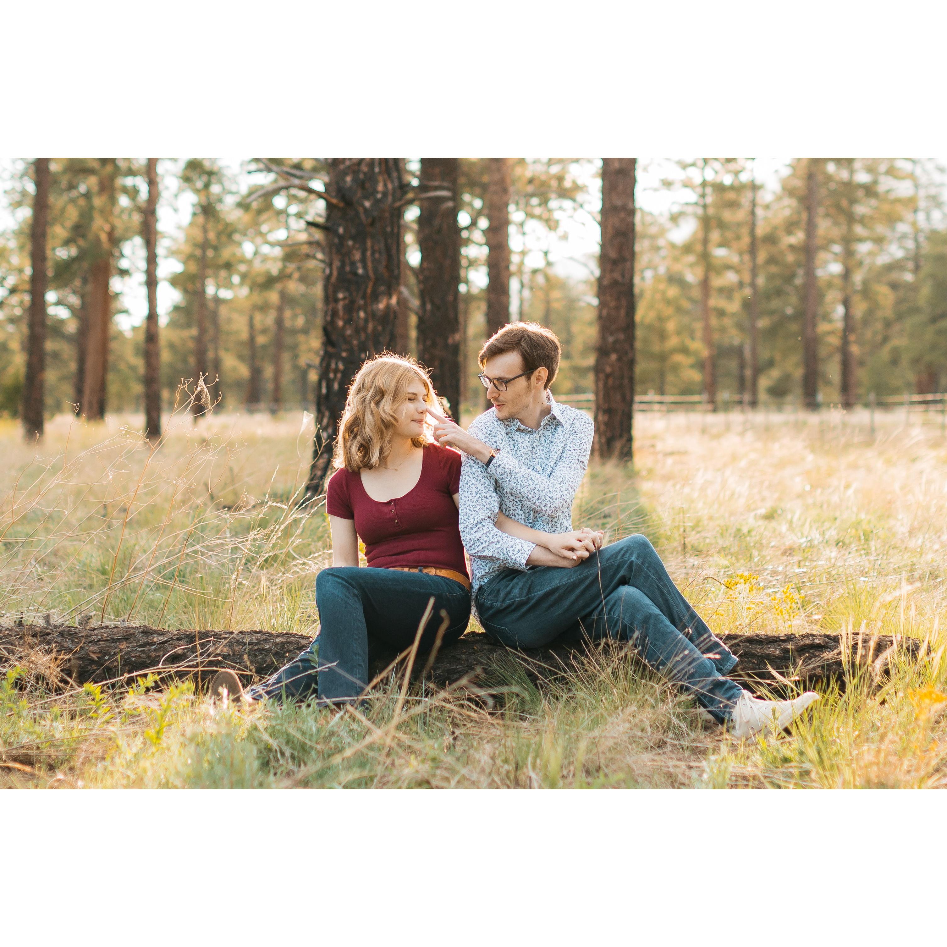 Our engagement session with White Desert Photography