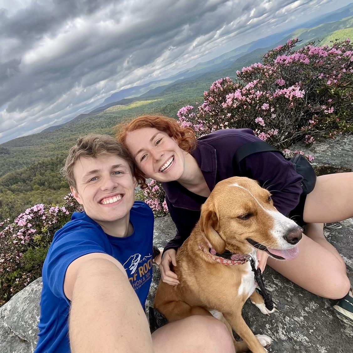 Where you’ll find us most weekend: on a hike with Miss Willow