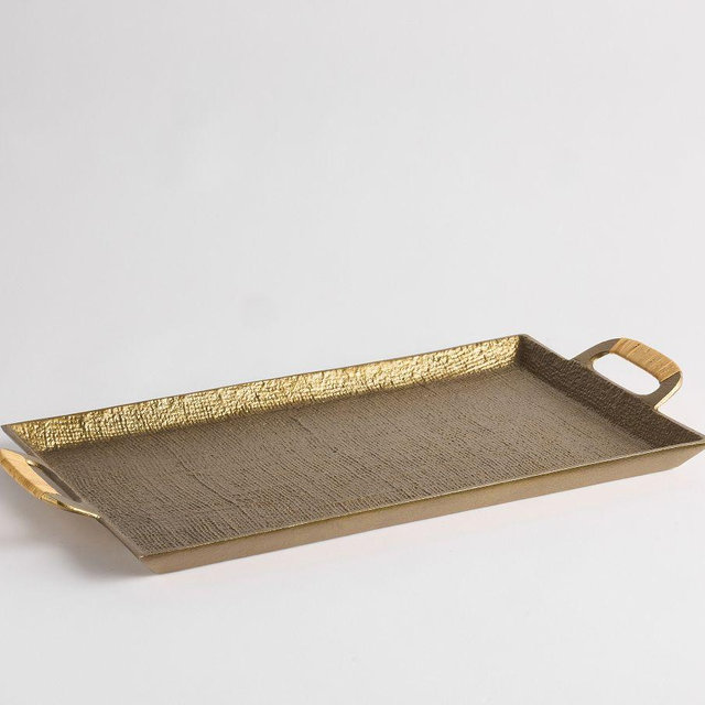 Textured Rustic Tray Large