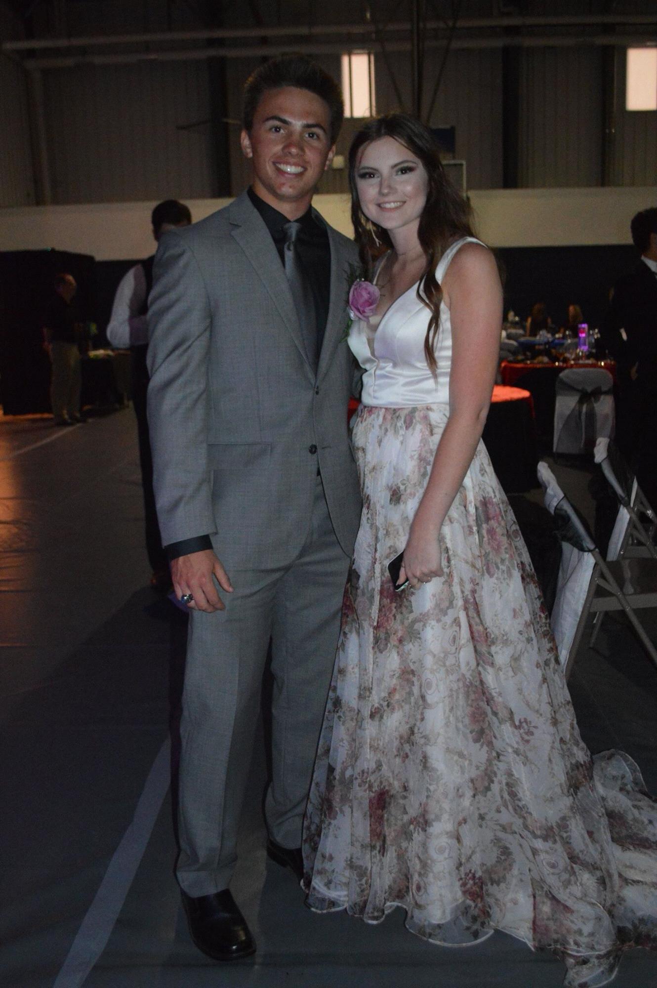 Prom night our senior year of high school, we didn't go together although now I wish we had.