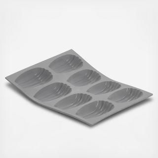 Elastomoule 6-Portion Silicone Madeleine Mold